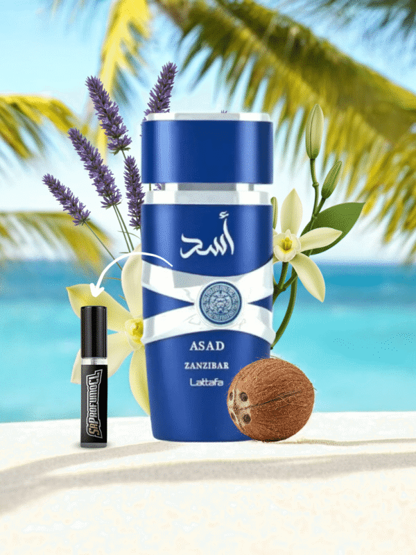 Decant Lattafa Asad Zanzibar